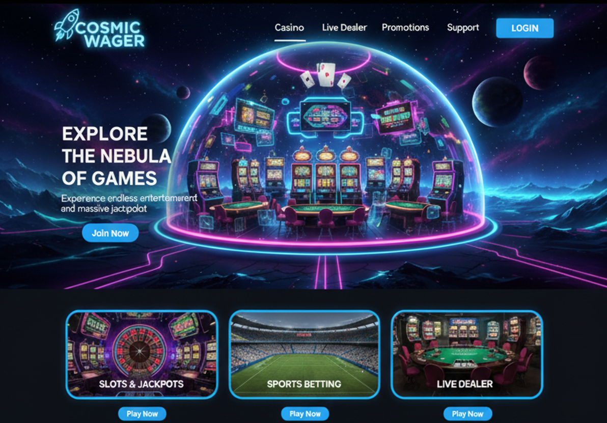 Click here to login to the Cosmic Wager Portal